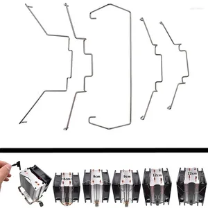 Raffreddamento del computer 2 pezzi Dissipa il calore Clip Morsetto Ventola di raffreddamento della CPU Clip Filo di acciaio inossidabile Fissaggio Fibbia Staffa Accessori