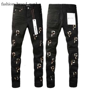 Purple Brand Jeans Fashion Man Purple Jeans Pants Designer Black Skinny Stickers Light Wash Ripped Motorcycle Rock Revival Joggers True Religions Men Purple 4048