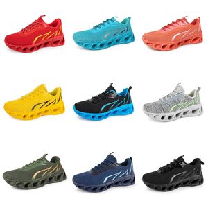 men women eight running shoes GAI black navy blue light yellow mens trainers sports Lightweight Breathable Walking shoes