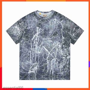 Depts Gallery Mens T-shirt Designer Shirt Summer Crewneck Letters Luxury Cotton Top Casual Short Sleeve High Street Fashion Short 6 64JT