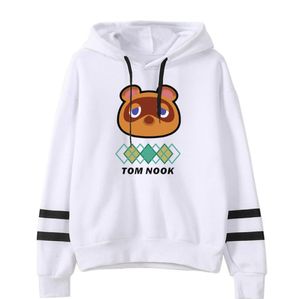 Nuovo Gioco Animal Crossing Uomo Felpe con cappuccio 2020 Autunno Inverno Divertente Tom Nook Casual Loose Fit Hip Hop Fashoin Pullover Tops5475646