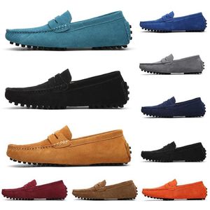 style07 fashion men Dress Shoes Black Blue Wine Red Breathable Comfortable Mens Trainers Canvas Shoe Sports Sneakers Runners Size 40-45