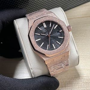 Funkelnde automatische mechanische Herren-Designeruhr, 41 mm, Edelstahl 904L, Herrenuhr, luxuriöse, modische, klassische Uhr, Business-Uhr, Montre de Luxe