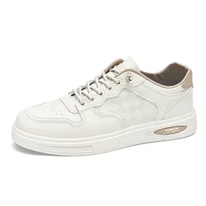 Running Shoes Men Comfort Flat Breathable White Khaki Black Shoes Mens Trainers Sports Sneakers Size 39-44 GAI Color4
