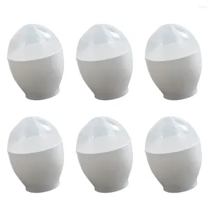 Double Boilers 2/4/6pcs Microwave Egg Cooker Boiler Maker Portable Mini Poacher Cooking Cup Steamed Kitchen Tools For Breakfast Steamer