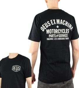 Deus Ex Machina Tshirt de Marque Sport Luxury Men T 셔츠 라운드 목 목마 목면 티 검은 색 알팔레 남성 의류 9502839