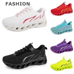 men women running shoes Black White Red Blue Yellow Neon Green Grey mens trainers sports fashion outdoor athletic sneakers eur38-45 GAI color28