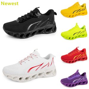 2024 Sıcak Satış Koşu Ayakkabıları Erkek Kadın Beyazlar Navy Krem Pembeler Siyah Mor Gri Eğitimler Spor ayakkabılar Nefes Alabilir Renk 67 Gai