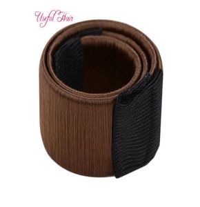 21CM Braiders DIY Hair ties girl hair DIY sTYLING BLONDE DONUT FORMER FOAM HAIR MAGIC TOOLS BUN MAKER BOW BRAIDERS F9525367