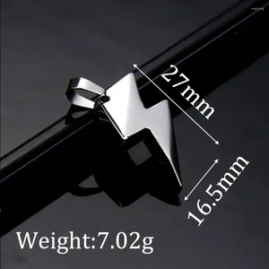 Pendant Necklaces XHN 10pcs/lot Stainless Steel Lightnin For Making Necklace Women Man Charm DIY Jewelry Accessories Wholesale DZ-3018