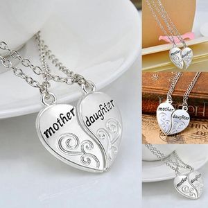 Pendant Necklaces Daughter/MotherNecklace Heart Matching Necklace Jewelry