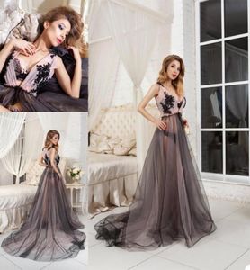 Wraps Jackets Deep V Neck Sexy Night Robe See Through Beaded Sleepwear Party Dress Sweep Train Nightgowns Robes4975487