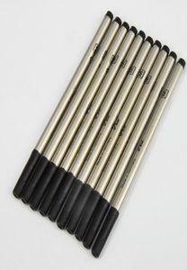 Hela 06mm svart biue m påfyllning för rullboll penna stationer. Skriv smidig penna tillbehör 7108338570