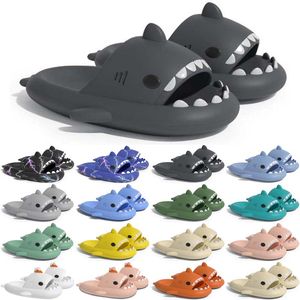 Darmowa wysyłka projektant Shark One Slajdes Szywra sandałowe dla mężczyzn kobiety gai pantoufle muły mężczyźni kobiety kapcie