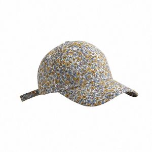 Cappelli Berretto a fiori Hardtop All'aperto Rotto Studente di moda Parasole Baseball Berretti sportivi casual Copricapo La dimensione può essere regolata 22 s