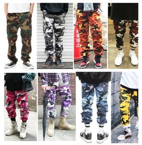 Cargo-Jogginghose, Herrenhose, Jogginghose, Streetwear, Damen, Herren, Gelb, Orange, Camouflage-Hose, Jogger, lässig, Armee-Rot, Rosa, Hose Sw2974186