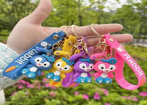 Toy Anime pendant cartoon car keychain cute bag ornaments small gift couple backpack key ring chain female8858010