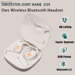 Наушники для мобильных телефонов OWS Earhook Наушники открытого типа Bluetooth 5.3 Игровая спортивная гарнитура с низкой задержкой Hi-Fi Стерео наушники с шумоподавлением YQ240304