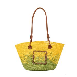 Summer beach bag womens handbag shoulder Bag loe designer tote bag hand woven armpit tote large capacity shopping Bag women fashion bags