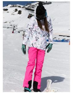 30 graus smn marca feminino terno de esqui snowboard jaqueta calça à prova de vento à prova dwindproof água esporte ao ar livre wear terno de esqui feminino quente8051042