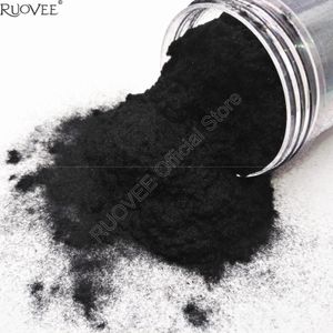 50 Gramm x 3D Brand Black Flocking Velvet Powder für Nail Art Dekoration und andere Glitzerarbeiten 240301