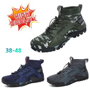 GAI Scarpe da ginnastica Uomo Trail Running Montagna Traspirante Escursionismo Trekking Scarpe da ginnastica Arch Support Walking Scarpe resistenti all'acqua Sneakers morbide e confortevoli