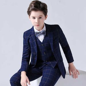 Suits Big Boys Ball Gowns For Graduation Baby Boy Birthday Formal Photography Suit Kids Blazer Dress Children Party Prom Clthing Set