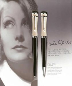 Cała czarno -biała Greta Garbo Ballpoint Pen Fountain Pen Office Office Promocja Promocja Write Ball Pens2714820