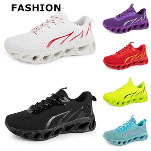 scarpe da corsa da donna per uomo Nero Bianco Rosso Blu Giallo Neon Verde Grigio scarpe da ginnastica da uomo sportive moda outdoor sneakers da ginnastica 38-45 GAI color32