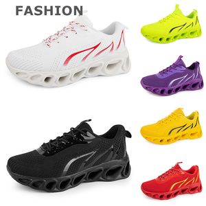 män kvinnor löparskor svart vit röd blå gul neon grön grå herr tränare sport mode utomhus atletiska sneakers eur38-45 gai color79