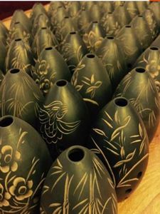 Geleneksel Çin Müzik Aletleri Xun Flüt Wind Instrumentos Musicais Ocarina Flauta Enine Enstrümanlar7081312