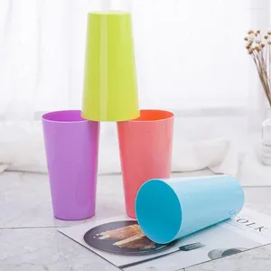 Water Bottles 12pcs Plastic Cups Colorful Cup Party Supplies Drinking Reusable Home Beverages Milk Tool Tableware Accessories