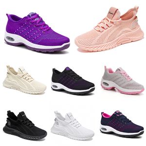 Donne che corrono nuovi uomini Scarpe pianeggianti pianeggianti sola sola sola sola viola bianco nero comodo color sport bloccanti Q55 Gai 756 5