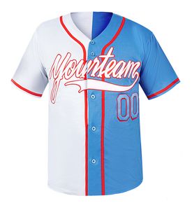 Personalisiertes Baseball-Trikot mit Teamnamen und -nummer, individuelles Baseball-Trikot-Shirt unterstützen Großhandels-Dropshipping