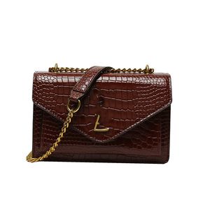 Marca feminina dia packs moda pequena bolsa quadrada bolsa feminina corrente crossbody um ombro na moda