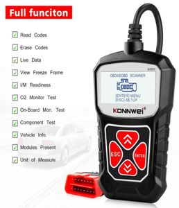 Nowy skaner OBD2 dla Auto OBD 2 Skaner samochodów Diagnostyczny Konnwei KW310 Skaner samochodowy