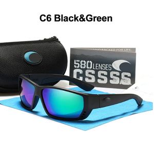 Occhiali da sole Costas 580p Occhiali da guida Occhiali da sole quadrati di design maschile di marca cyber per uomo Accessori di protezione Occhiali polarizzati