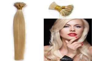 Längd 14inch26inch ringar Indian Remy 100 Human Hair Extensions 05gs 200slot Nano Tip Virgin Hair DHL6983430