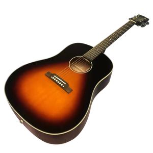 41-дюймовая акустическая гитара серии Sunset J45 из массива дерева
