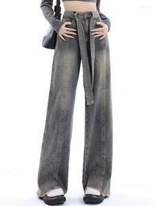 女性のジーンズaoaiiys for woman denim pantsシック