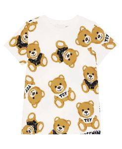 T-shirt firmate estive per bambini T-shirt moda manica corta per bambini Ragazzi ragazze Trendy Bear stampato Top casual BH196