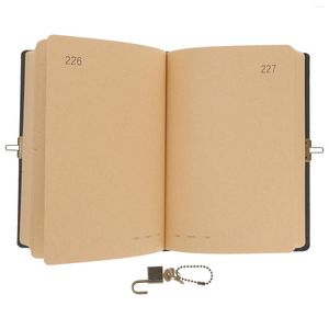 Dias diário caderno planejador de escrita diário pessoal organizador com bloqueio papelaria portátil para escritório em casa