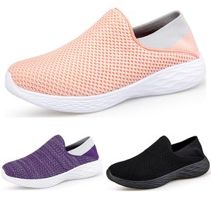 Men Women loafers Running Shoes Soft Comfort Black White Beige Grey Red Purple Green Blue Mens Trainers Slip-On Sneakers GAI size 39-44 color4