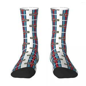 Men's Socks Martini Livery Baseball Sleeve Car Racing Unisex Spring Summer Autumn Winter Hiking Happy Street Style Crazy Sock