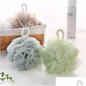 Bath Brushes Sponges Scrubbers Dhs Sponge Ball Wholesale Bathroom Mesh Poufs Scrubbing Back Foaming Body El Market Supplies Mix C Dh2Di