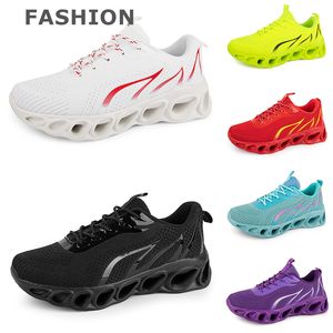 Männer Frauen Laufschuhe Schwarz Weiß Rot Blau Gelb Neon Grün Grau Herren Trainer Sportmode Outdoor Sportschuhe EUR38-45 GAI Farbe36