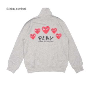 Kadın Hoodies Sweatshirts Commes Jumpers Des Garcons Mektubu Kırmızı Kalp Hoodie Commes Hoodie Garcons Hoodie Gözleri Kırmızı Kalp Hoodie Mvuw OYQP 391