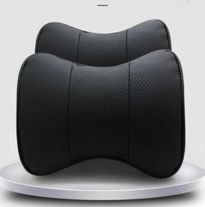 Neck Cushion Luxury Custom 2st Leather Car Seat Neck Cushion Pillow Car neadest för alla BUICK3568521