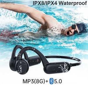 Mobiltelefonörlurar Benledning Hörlurar TWS Bluetooth Wireless IPX8/IPX4 Vattentät öronkrok Headsets Lätt sportörlurar för smartphone YQ240304