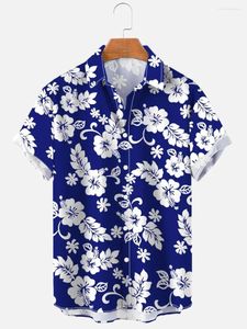 Camicie casual da uomo 2024 Hawaii Harajuku Animato Maccabi Porta di moda Camicia stampata di lusso 3d Manica corta Plus Size